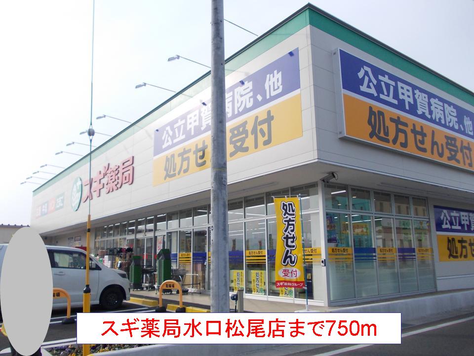 Dorakkusutoa. Cedar pharmacy Mizuguchi Matsuo shop 750m until (drugstore)
