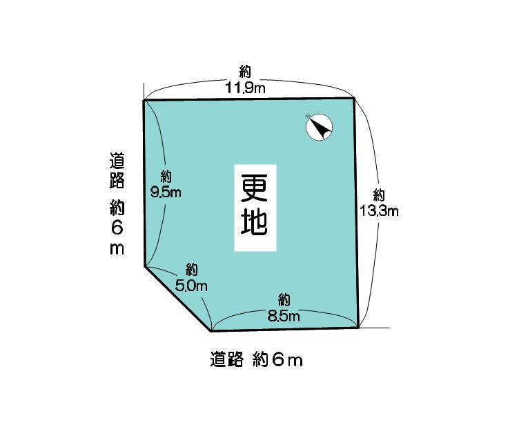 Compartment figure. Land price 7.4 million yen, Land area 152.33 sq m