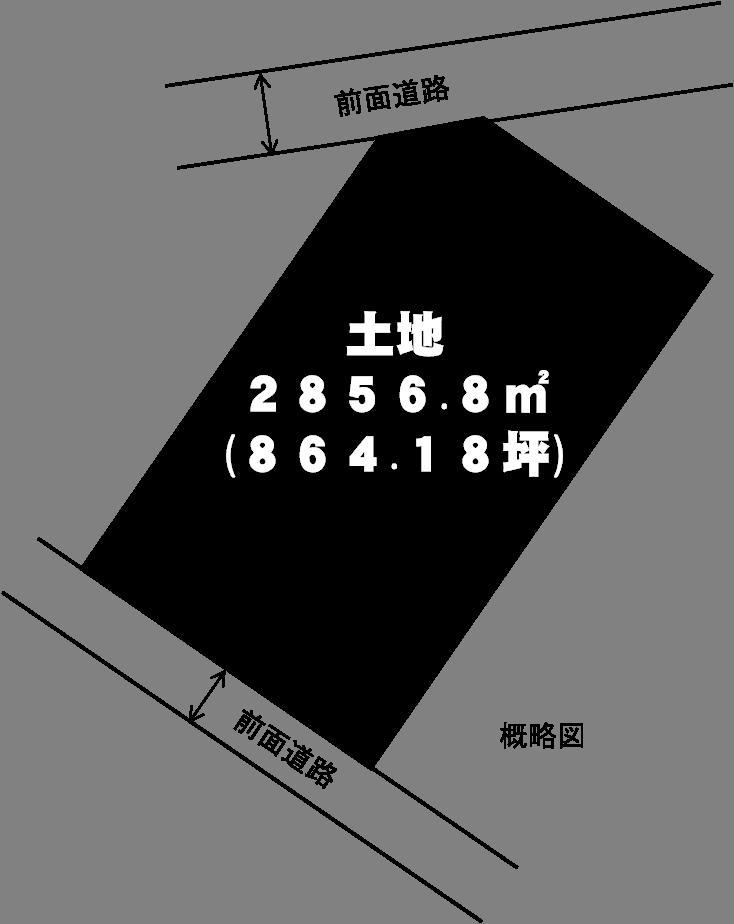 Compartment figure. Land price 110 million yen, It will land area 2,856.8 sq m schematic
