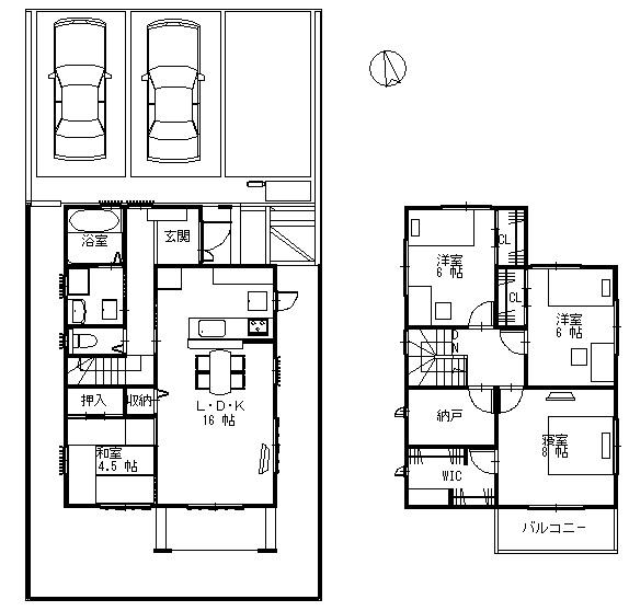 Other. (Reference) floor plan image Total floor area: 106.81 sq m  Building Price: 13.8 million yen (tax included)