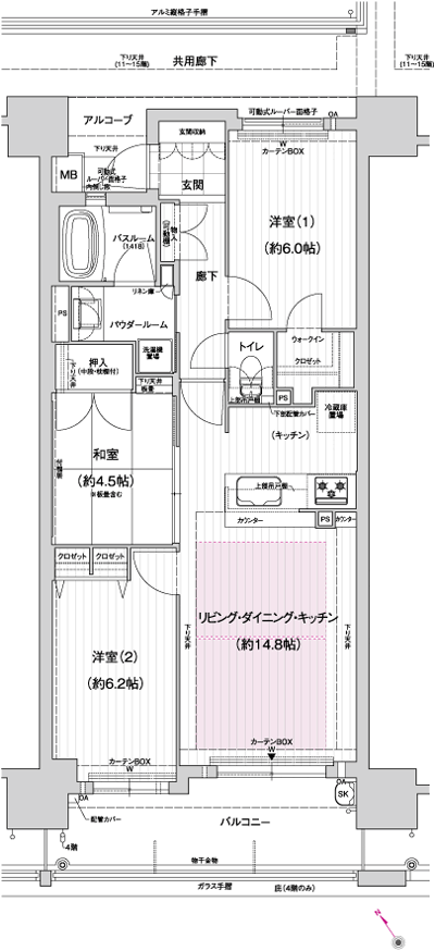 Floor: 3LDK, occupied area: 70.11 sq m, Price: 31,251,200 yen