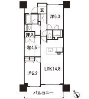 Floor: 3LDK, occupied area: 70.11 sq m, Price: 31,251,200 yen