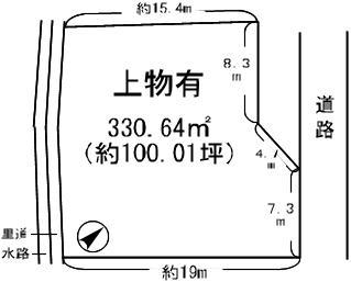 Compartment figure. Land price 27 million yen, Land area 330.64 sq m