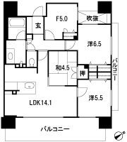 Floor: 3LDK + F, the area occupied: 78.82 sq m, Price: 34,846,200 yen