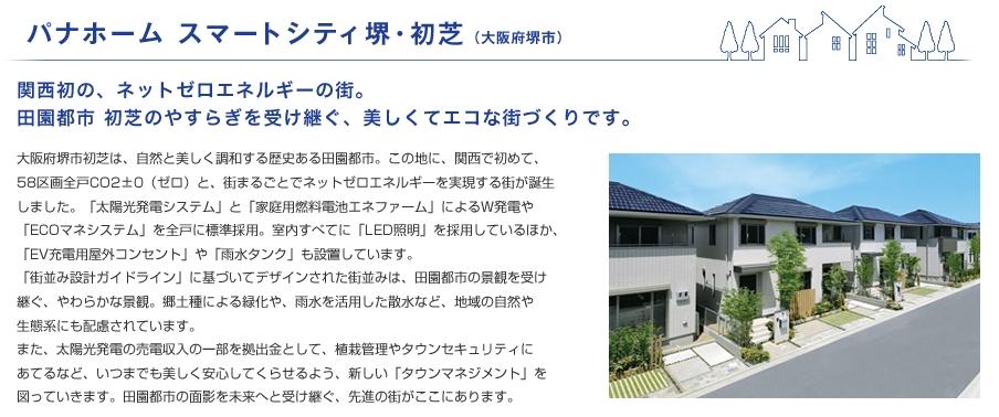 Other. Smart City track record of PanaHome (Sakai Hatsushiba)
