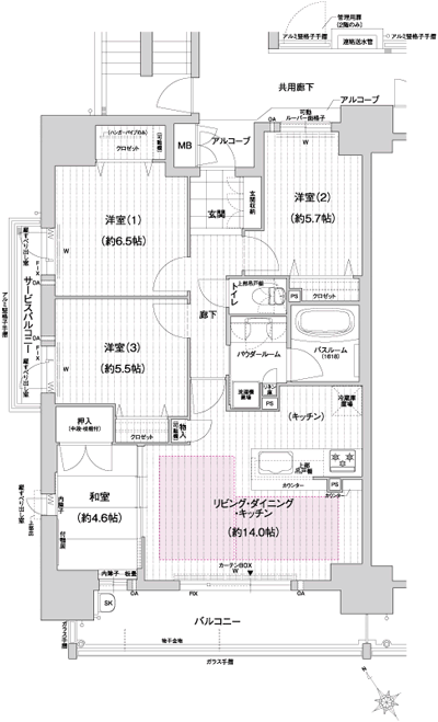 Floor: 4LDK, occupied area: 80 sq m, Price: 35,632,400 yen