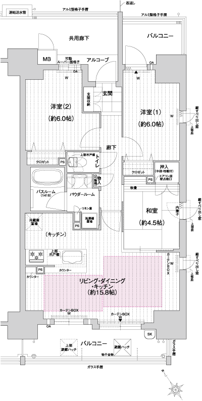 Floor: 3LDK, occupied area: 70.03 sq m, Price: 30,032,800 yen