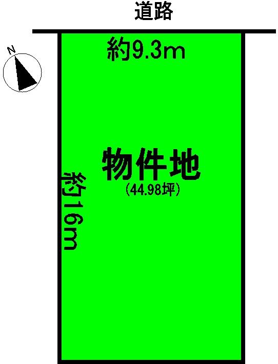 Compartment figure. Land price 19,350,000 yen, Land area 148.7 sq m residential land is located tsubo 44.98! ! 