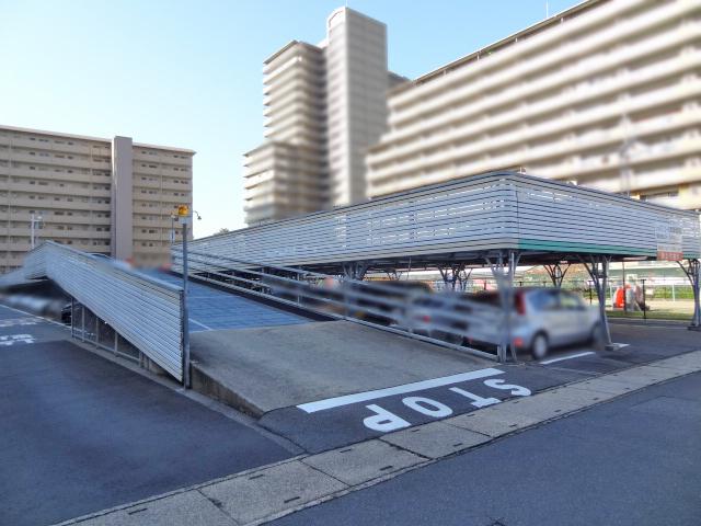 Parking lot. Common areas