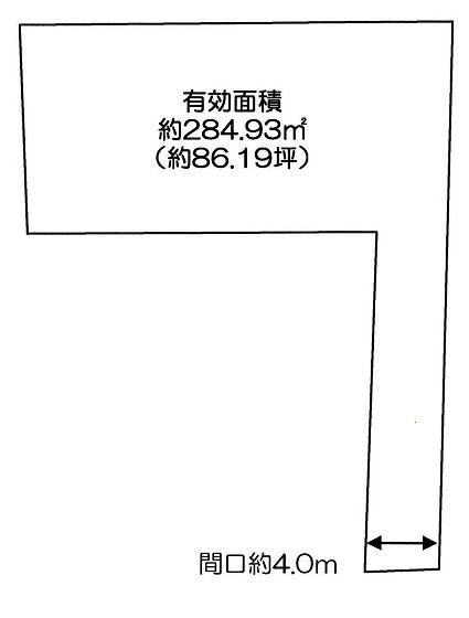 Compartment figure. Land price 13,410,000 yen, Land area 362.53 sq m