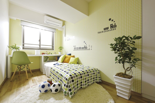 Interior.  [Kids Room] Kids room to foster the growth of the child. To play in the study, Healthy private time has been directed (G type model room)
