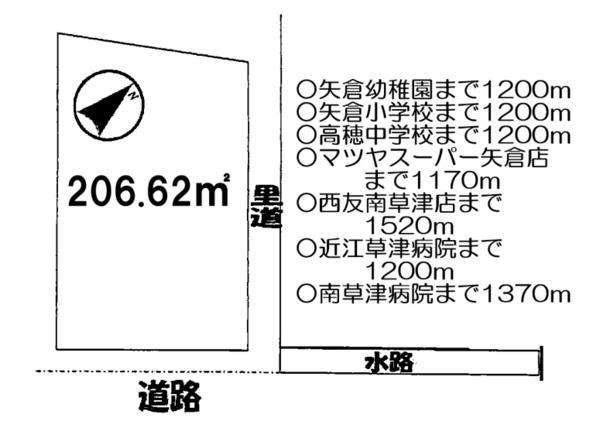 Compartment figure. Land price 18 million yen, Land area 206.62 sq m