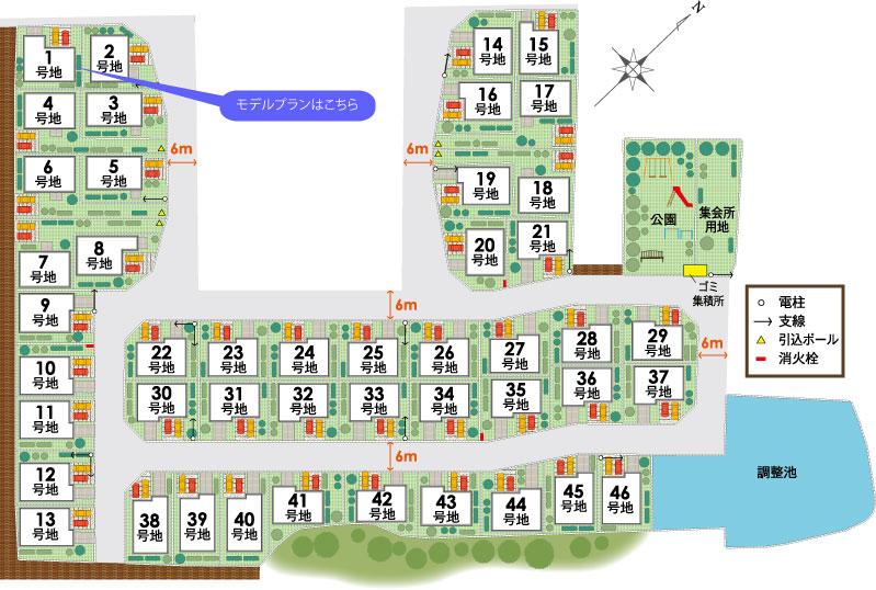 The entire compartment Figure. 46 is a large subdivision of compartment. You can go on foot to the shopping facilities from a large park or subdivision within