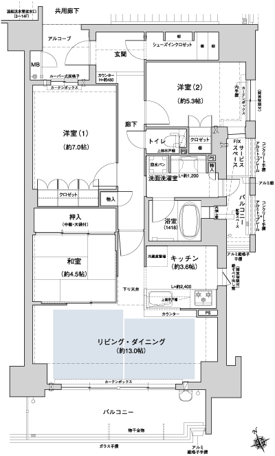 Floor: 3LDK, occupied area: 81.89 sq m, Price: 34,520,000 yen ~ 37,910,000 yen