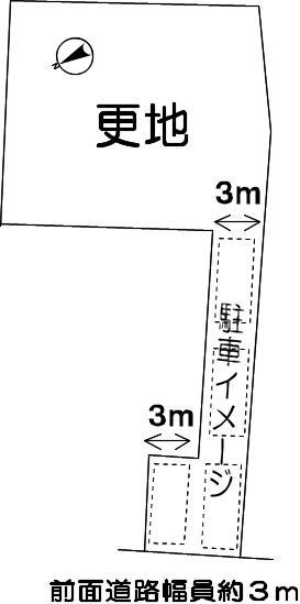 Compartment figure. Land price 25,390,000 yen, Land area 232.68 sq m