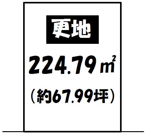 Compartment figure. Land price 15 million yen, Land area 224.79 sq m