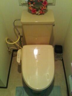 Toilet. Washlet with the toilet seat (12 May 2013) Shooting