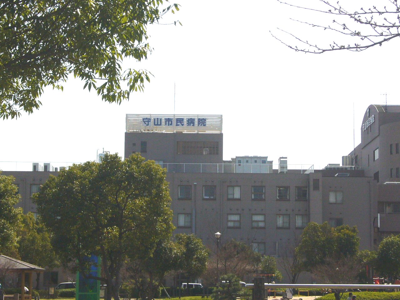 Hospital. Moriyamashiminbyoin 400m until the (hospital)