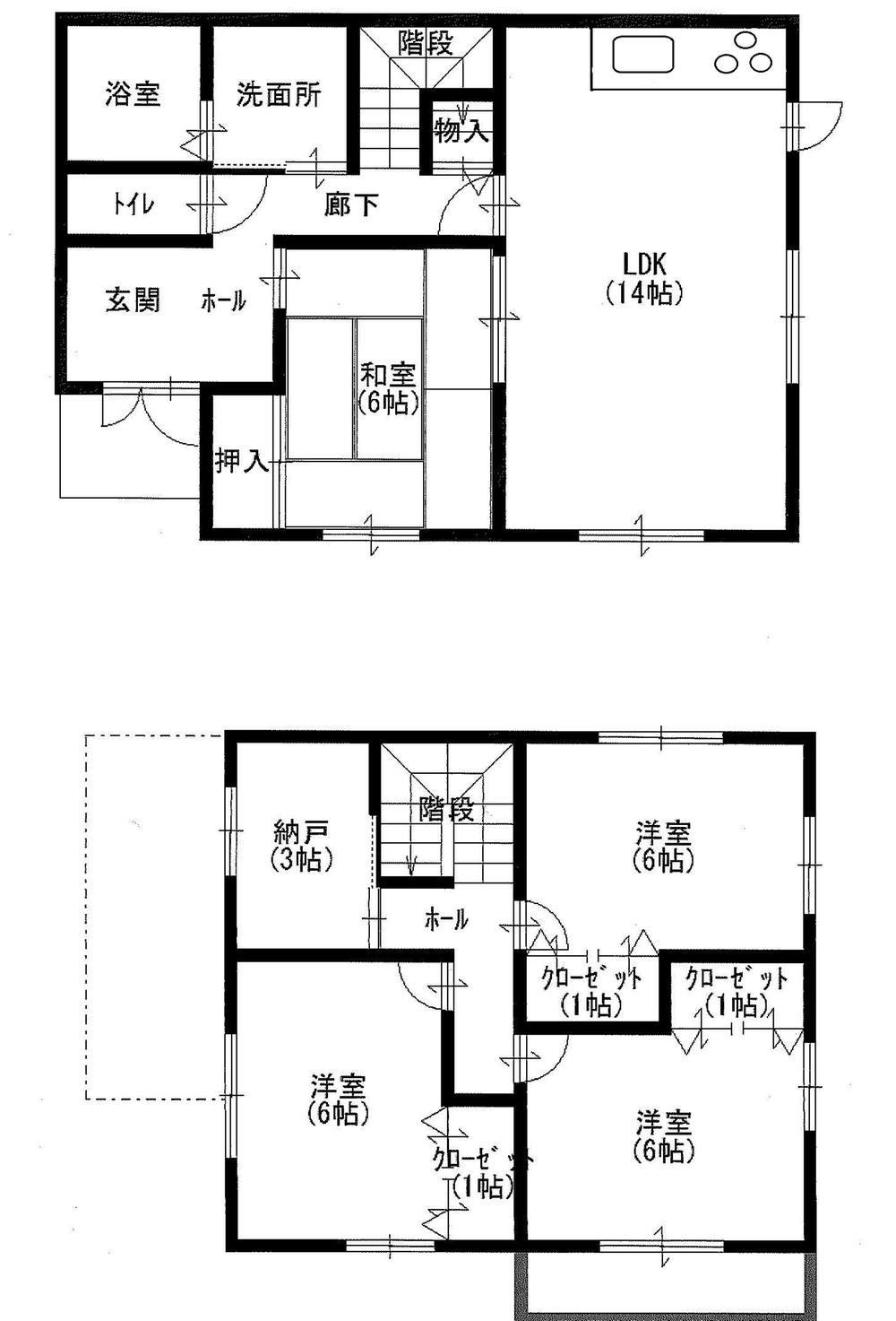 Floor plan. 24,900,000 yen, 4LDK + S (storeroom), Land area 150.24 sq m , Building area 101.02 sq m