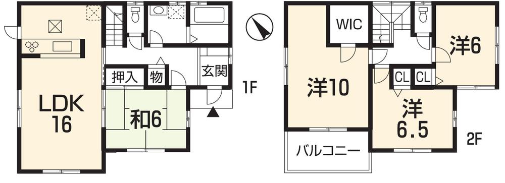 Floor plan. 31,800,000 yen, 4LDK, Land area 601.62 sq m , Building area 105.99 sq m