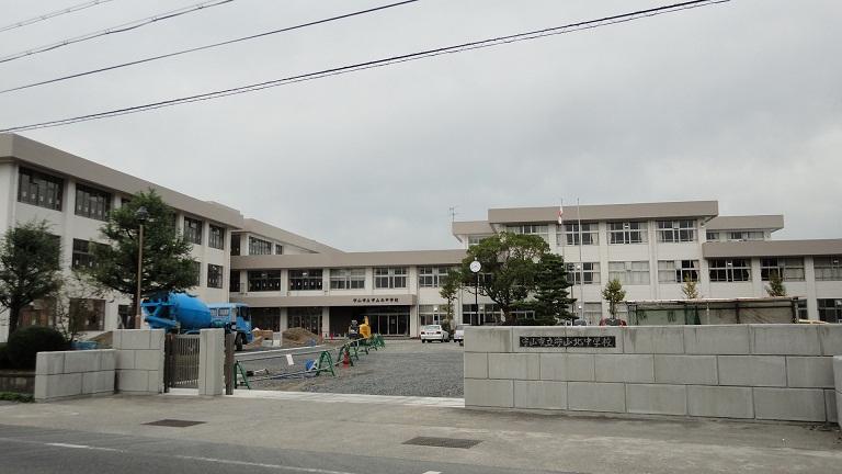 Junior high school. Moriyama Municipal Moriyama until junior high school 1748m