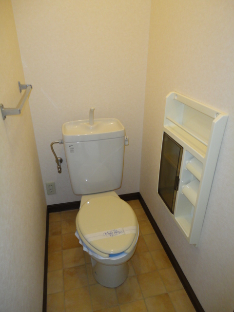 Toilet. It is your toilet and spacious