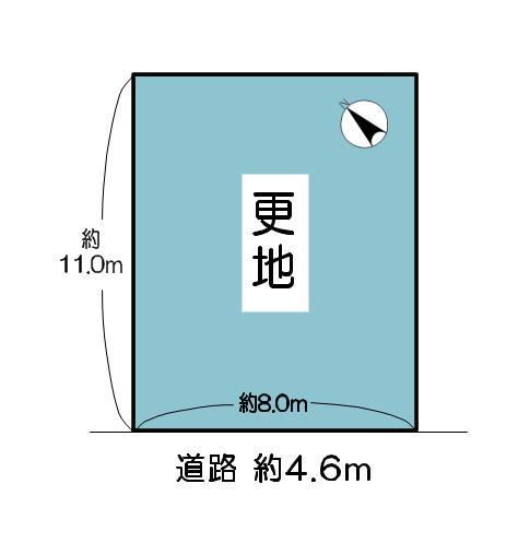 Compartment figure. Land price 9 million yen, Land area 88.62 sq m
