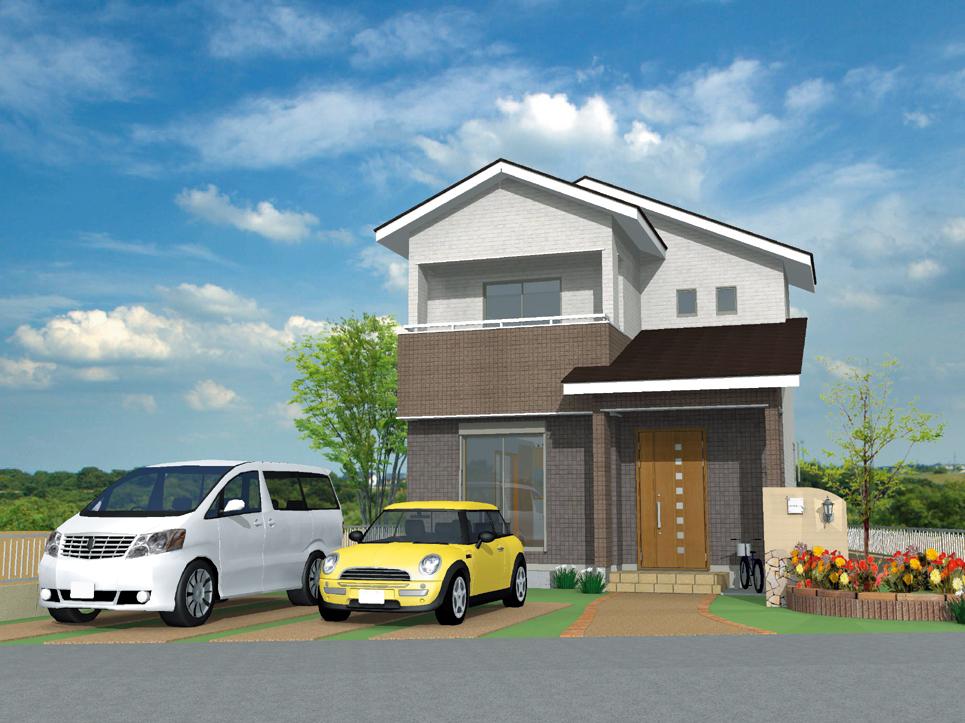 Building plan example (No. 9 locations) Building Price 1, 3,416,600 yen, Building area 104.57 sq m
