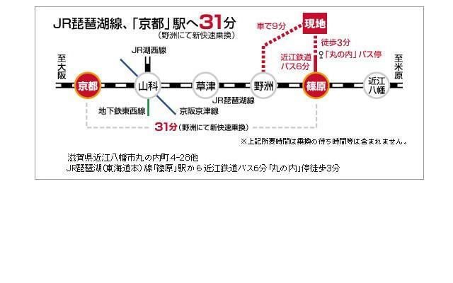 route map. 6-minute bus ride from JR Shinohara Station.