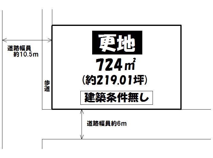 Compartment figure. Land price 24,800,000 yen, Land area 724 sq m