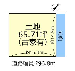 Compartment figure. Land price 16 million yen, Land area 217.25 sq m