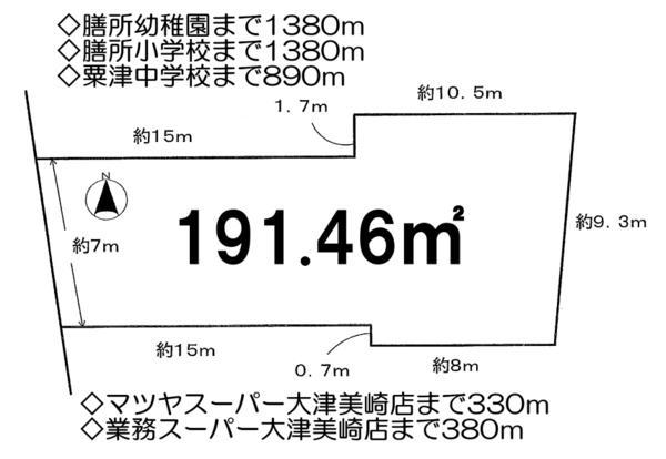 Compartment figure. Land price 21 million yen, Land area 191.46 sq m