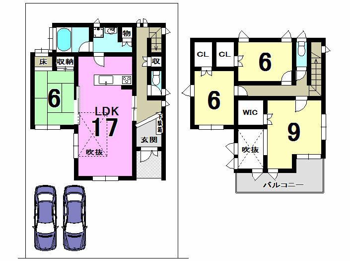 Floor plan. 38 million yen, 4LDK, Land area 170.1 sq m , Building area 117.22 sq m