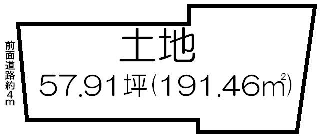 Compartment figure. Land price 21 million yen, Land area 191.46 sq m