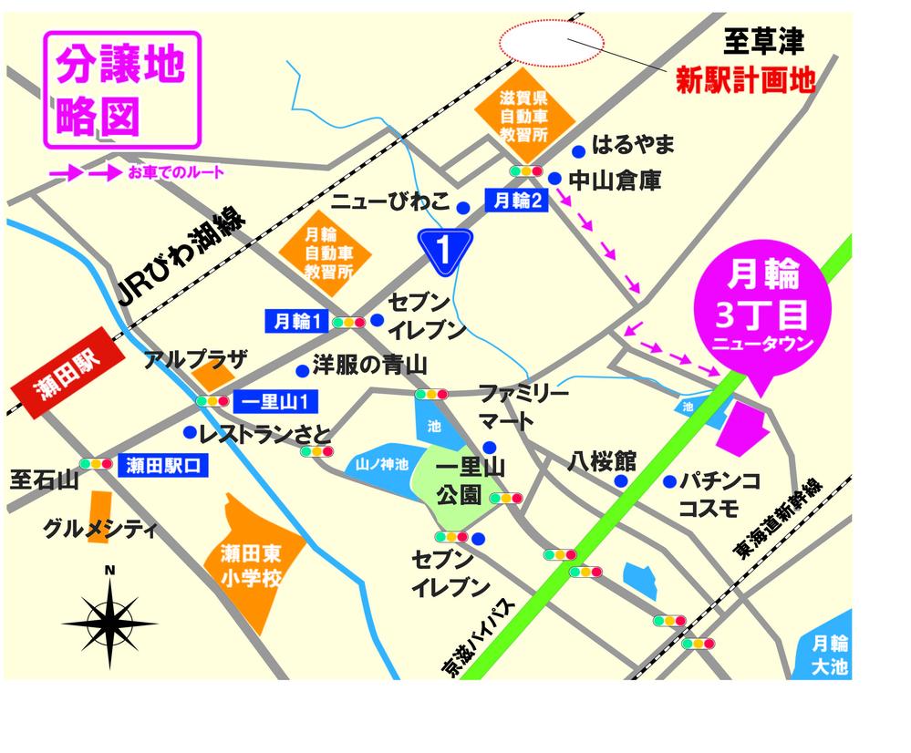 Local guide map