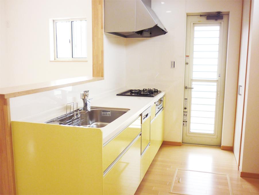 Kitchen. Face-to-face kitchen of fully functional. With dishwasher. (No. 3 locations)