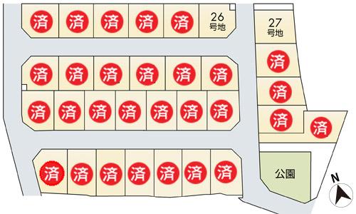The entire compartment Figure. Subdivision of Bird Town Otsu So Karasaki 31 compartments