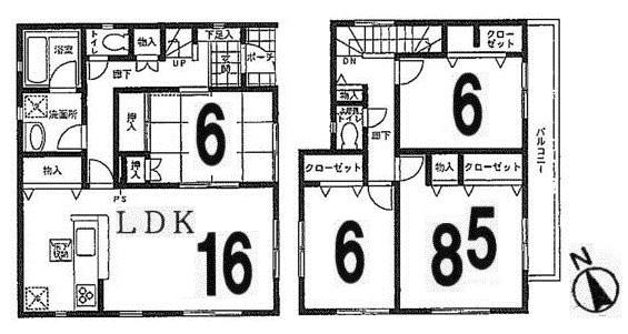 Floor plan. (No. 4 locations), Price 21.9 million yen, 4LDK, Land area 131.03 sq m , Building area 103.68 sq m