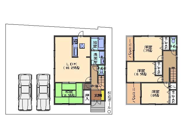 Floor plan. 13.8 million yen, 4LDK, Land area 158.88 sq m , Building area 99.22 sq m indoor (September 2013) Shooting