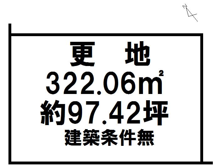 Compartment figure. Land price 14.9 million yen, Land area 322.06 sq m compartment view