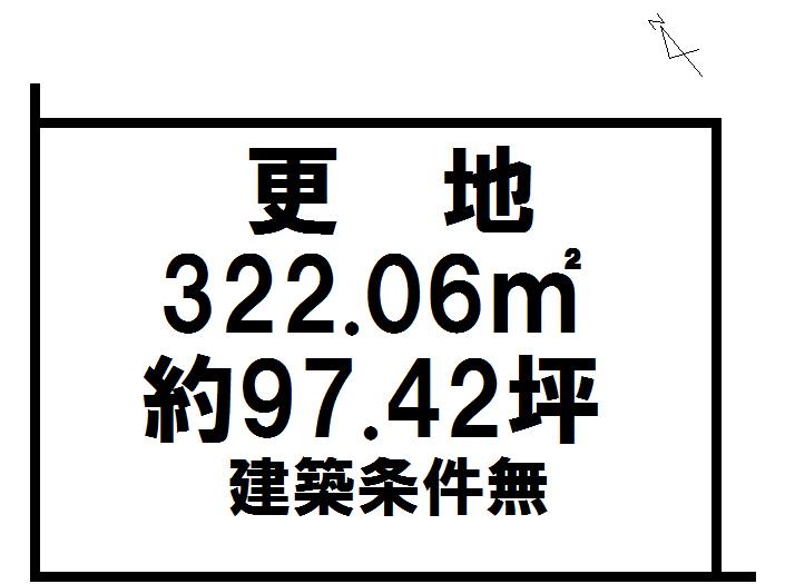 Compartment figure. Land price 14.9 million yen, Land area 322.06 sq m compartment view