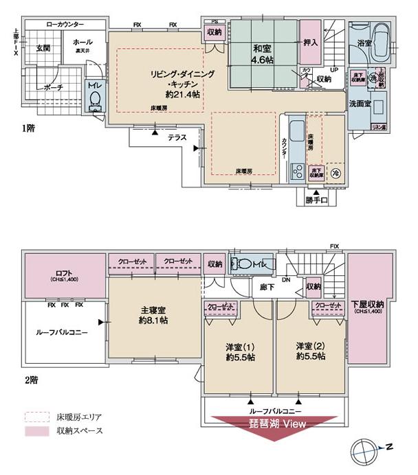 Floor plan. JR Kosei Line "Ono" 5-minute walk from the 400m Station to Station. Commuting time is often sit, Commute ・ Convenient to go to play.