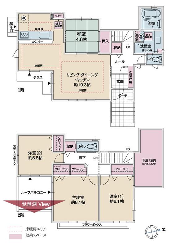 Floor plan. JR Kosei Line "Ono" 5-minute walk from the 400m Station to Station. Commuting time is often sit, Commute ・ Convenient to go to play.