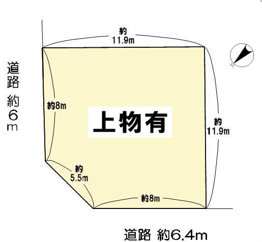 Compartment figure. Land price 19,800,000 yen, Land area 146.65 sq m