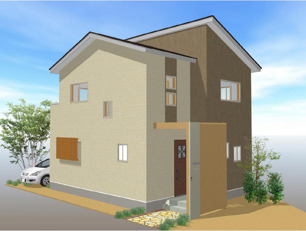 Building plan example (Perth ・ appearance). Building plan example (No. 1 place) Building Price 11 million yen, Building area 93.56 sq m