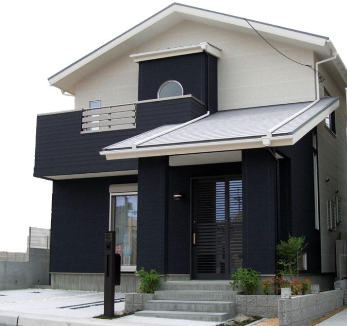 Building plan example (exterior photos). Building style photo (Takumi house)