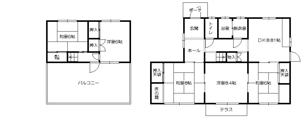 Floor plan. 14.9 million yen, 5DK, Land area 232.83 sq m , Building area 114.27 sq m