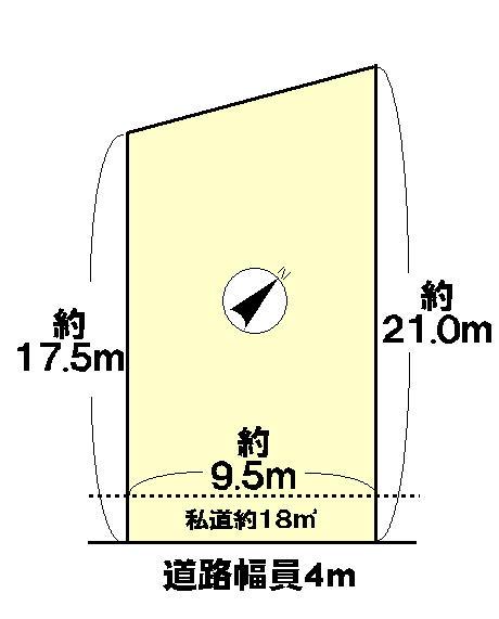 Compartment figure. Land price 10 million yen, Land area 198.34 sq m