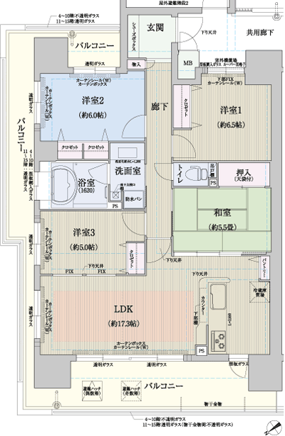 Floor: 4LDK, occupied area: 90.96 sq m, Price: 35.8 million yen