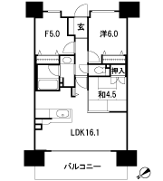 Floor: 2LDK + F, the area occupied: 68.2 sq m, Price: 24,706,000 yen